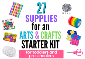 Arts and Crafts Starter Kit For Preschoolers - Discovering Mommyhood