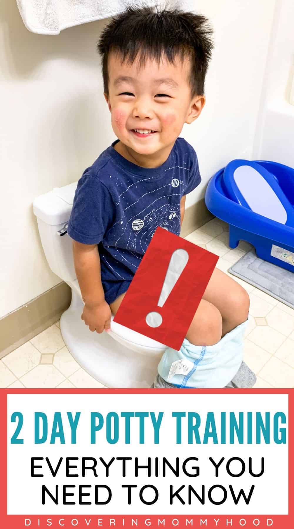 Potty Training in 2 Days - Discovering Mommyhood