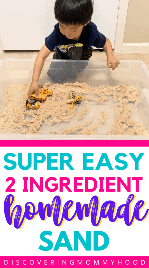 2 Ingredient Homemade Sand Recipe: SUPER EASY!