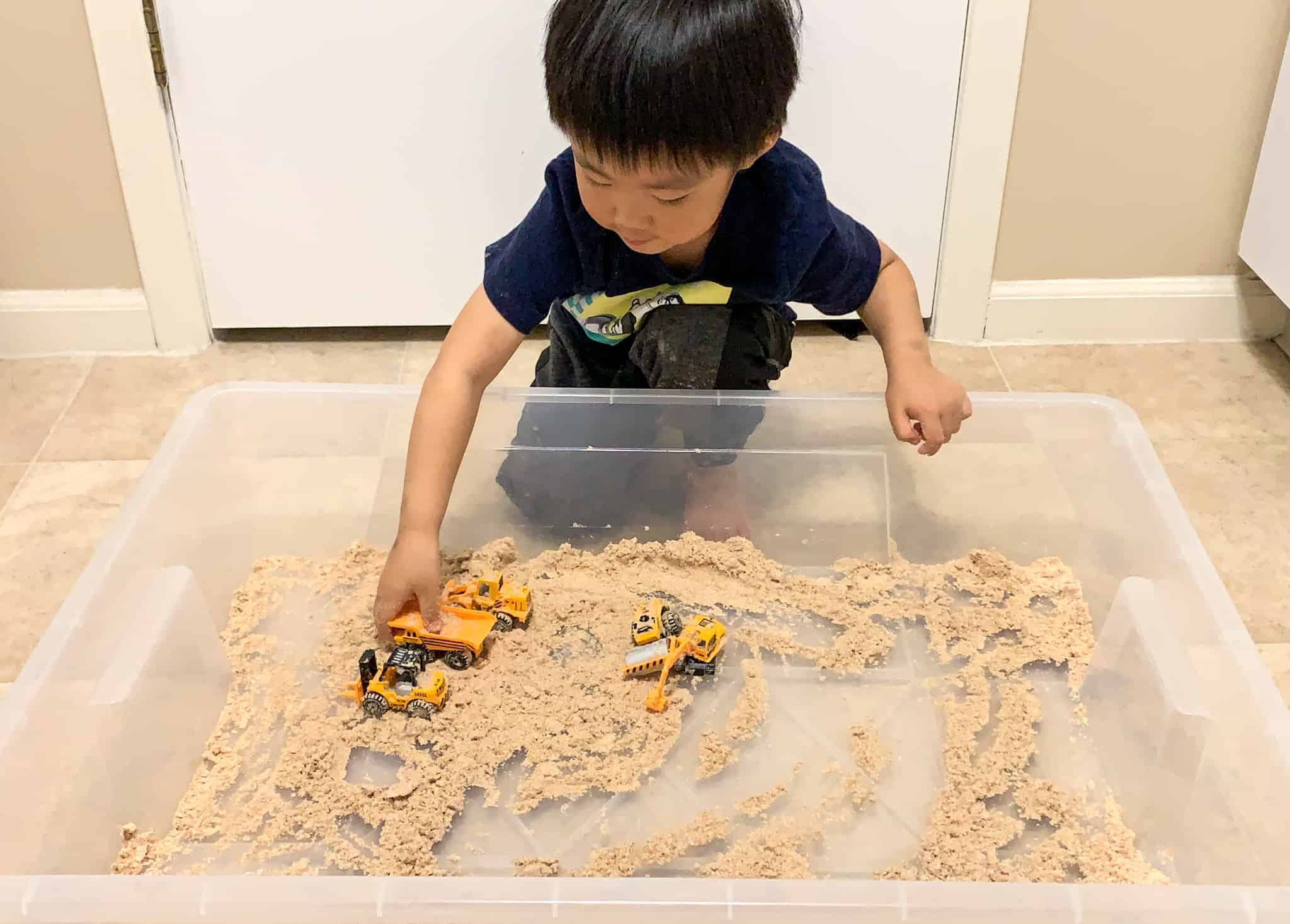 2 Ingredient Homemade Sand Discovering Mommyhood