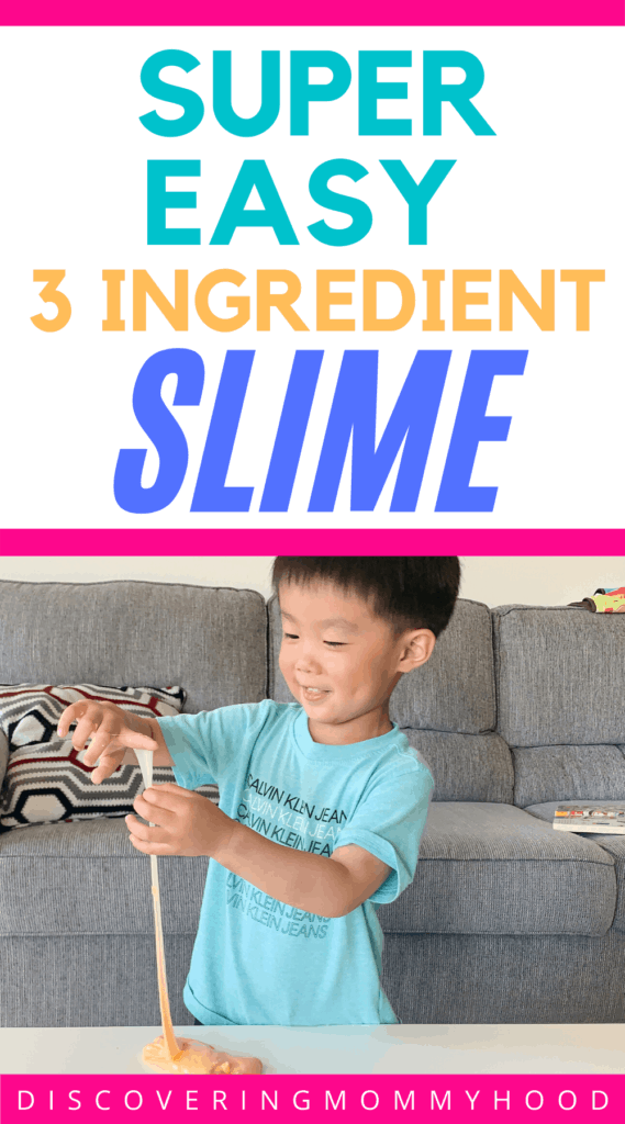 Super Simple 3 Ingredient Slime Recipe!