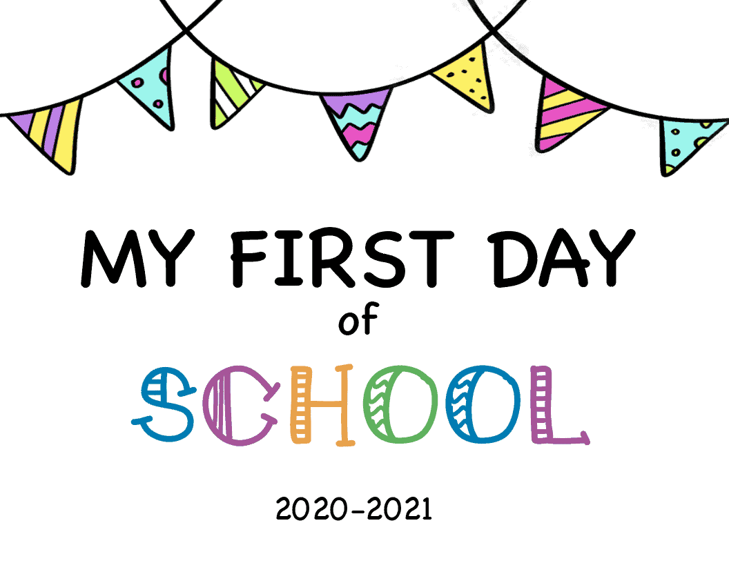 First Day of School Sign FREE Printable Discovering Mommyhood