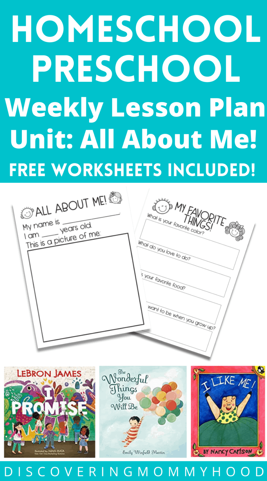 All About Me! Homeschool Preschool: Unit 1 - Discovering Mommyhood