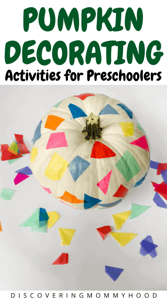 Pumpkin Activities for Homeschool Preschool at Home