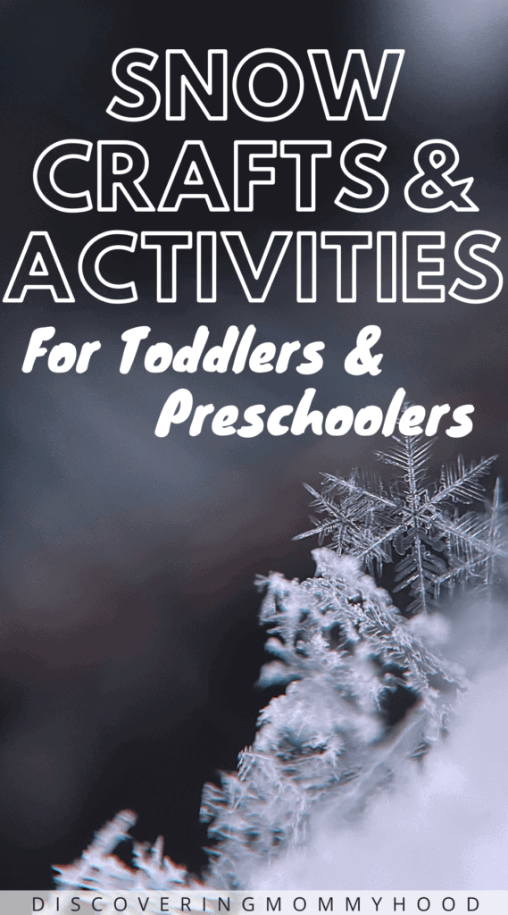 Snow Activities for Preschool at Home