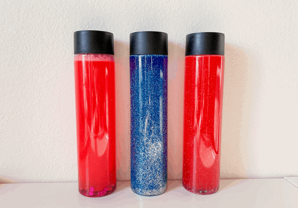 How to Make Glitter Sensory Bottles
