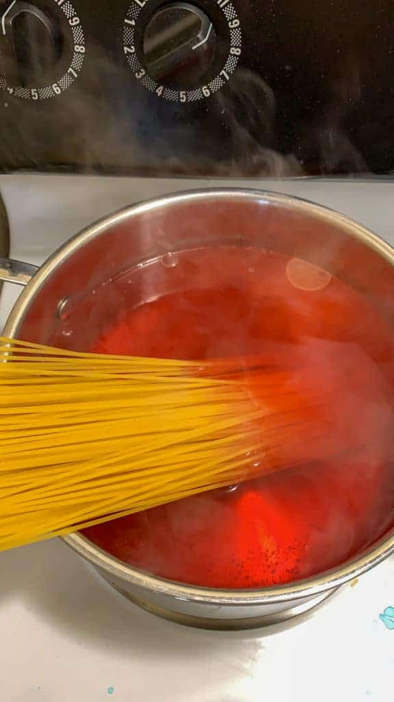How to Make Rainbow Spaghetti for Sensory Bins