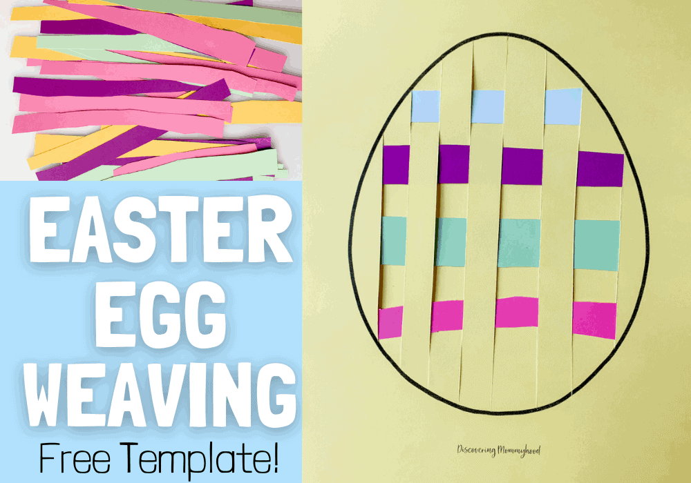 Easter Egg Weaving Free Printable