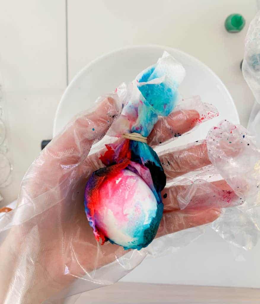 How to Make Tie-Dye Easter Eggs