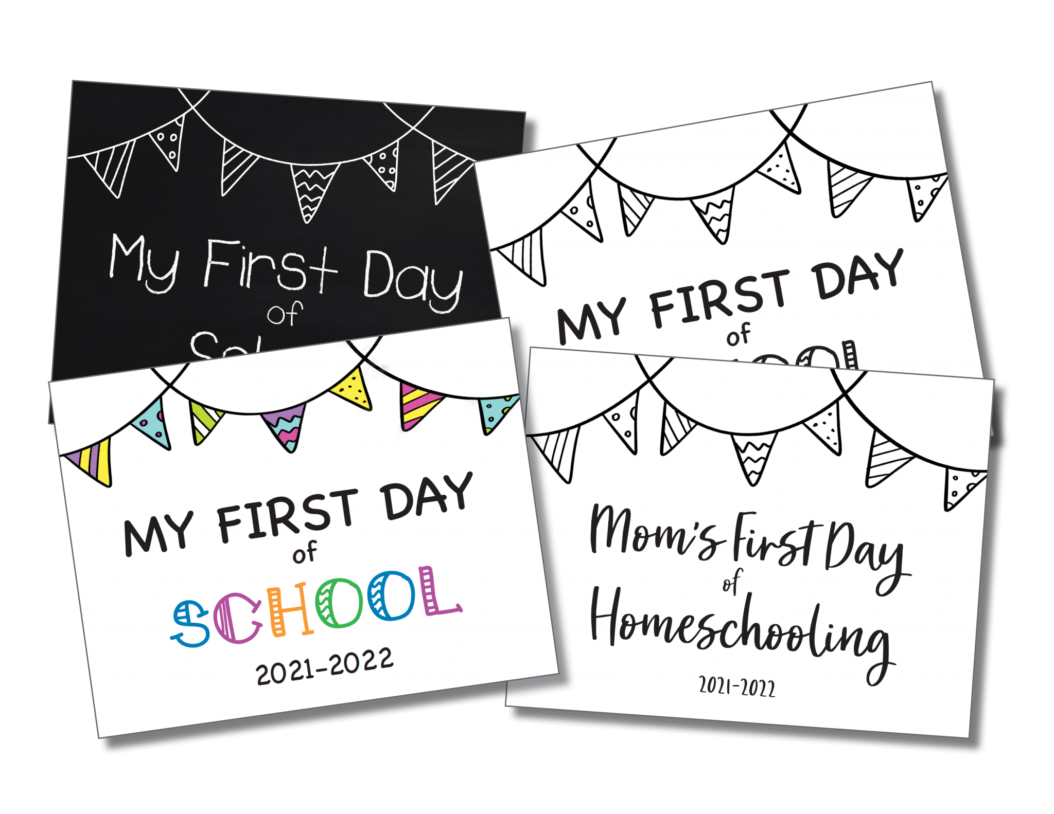 First Day Of School Sign Free Template