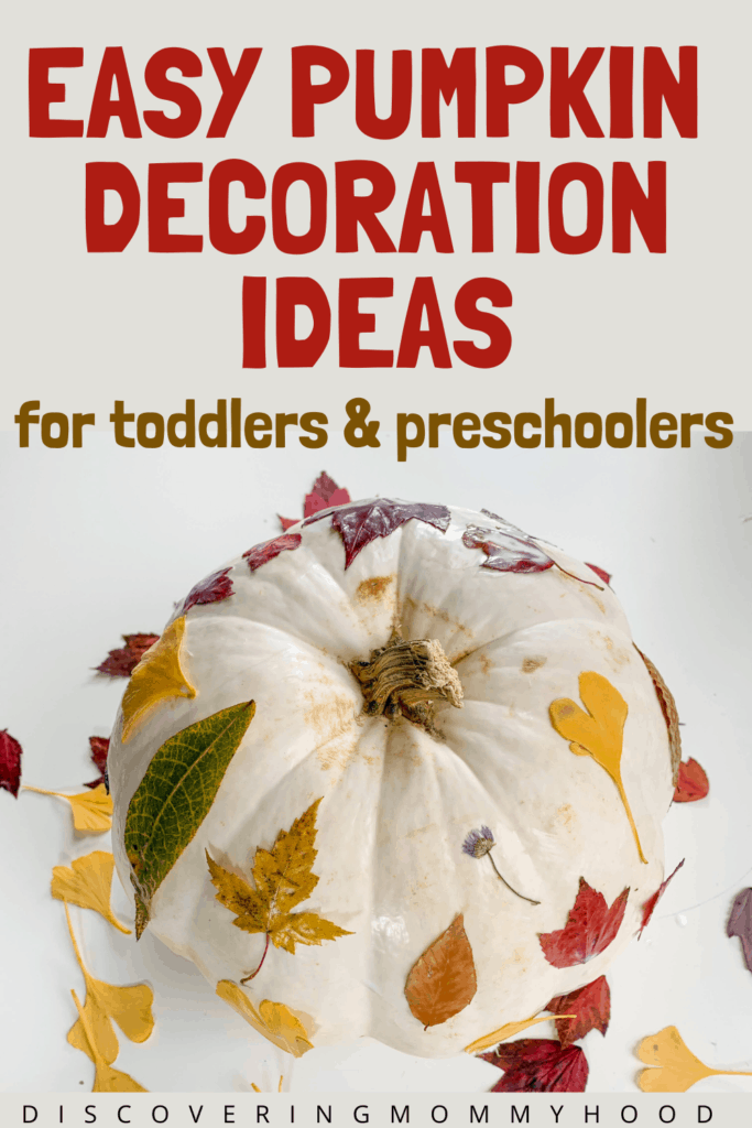 Easy Pumpkin Decoration Ideas for Preschoolers