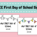 First Day of School Sign Free Printable